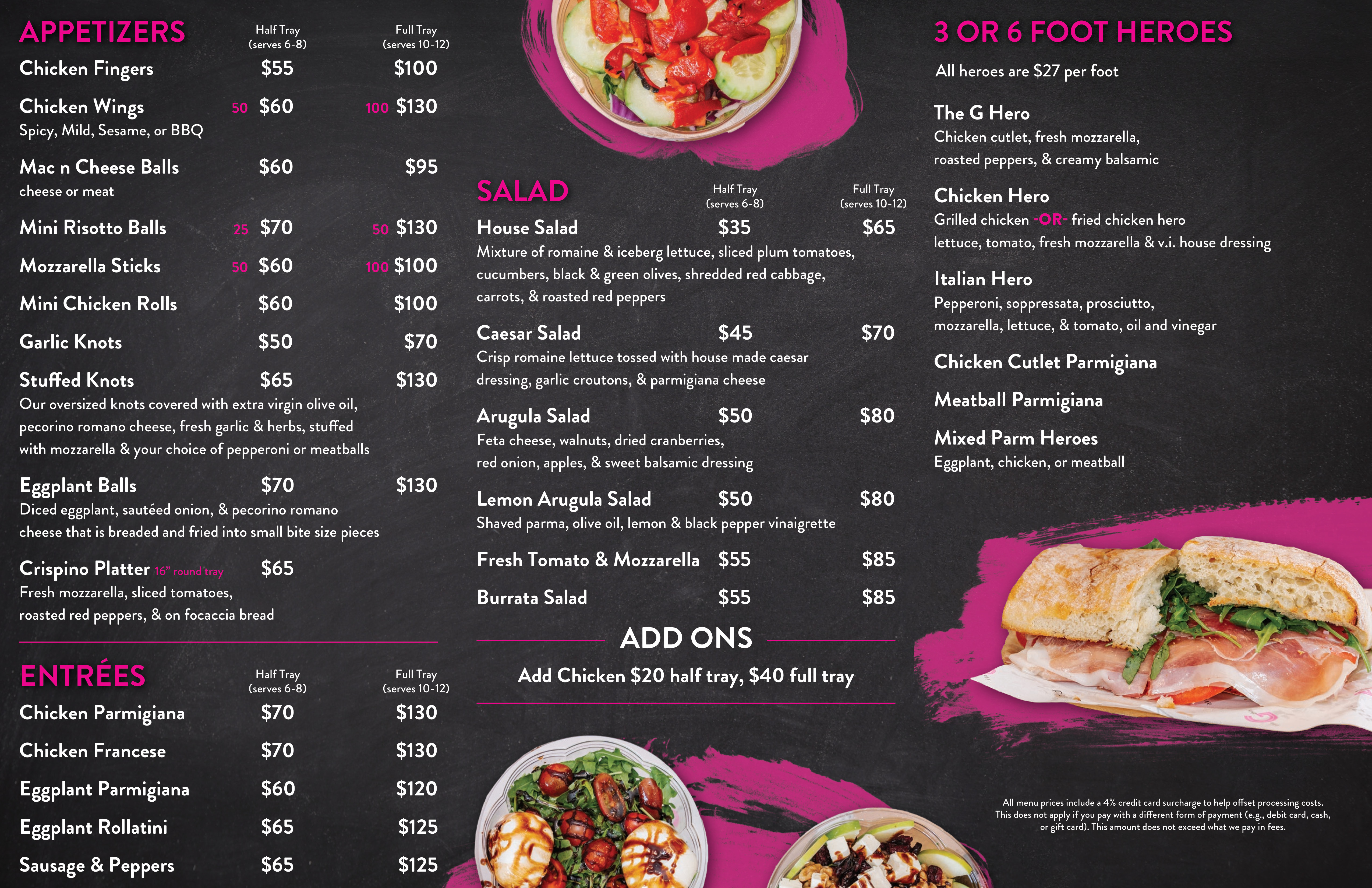 Catering Menu​ 2